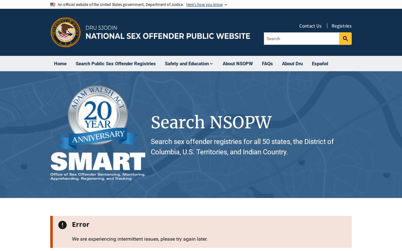 Bracken County sex offender search through the official NSOPW national registry